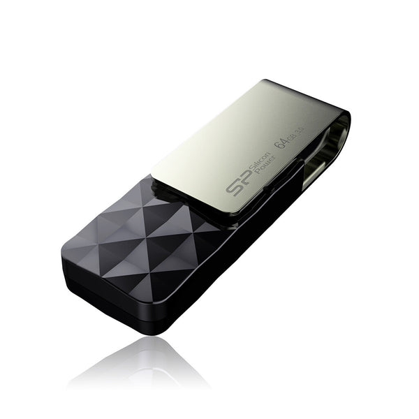 Silicon Power Blaze B30 USB-nøgle 64 GB USB Type-A 3.2 Gen 1 (3.1 Gen 1) Sort