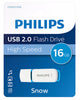 Philips FM16FD70B USB-nøgle 16 GB USB Type-A 2.0 Blå, Hvid