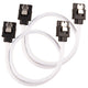 Corsair CC-8900249 SATA-kabel 0,3 m Sort, Hvid