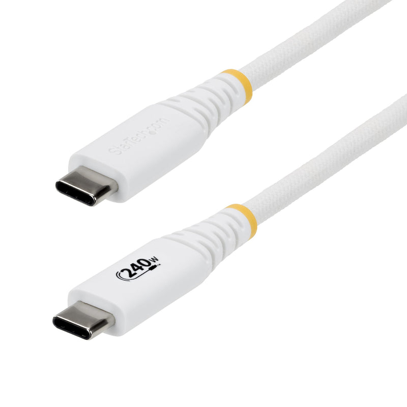 StarTech.com S2CEPR3MW-USB-CABLE USB-kabel USB 2.0 3 m USB C 0,48 Gbit/sek. 240 W Hvid