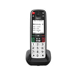 Gigaset EASY 500 Analog/DECT-telefon Nummervisning Sort, Sølv