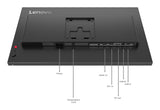 Lenovo ThinkVision P24Q-40 computerskærm 60,5 cm (23.8") 2560 x 1440 pixel Quad HD LCD Sort