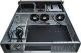 Inter-Tech IPC 2U-2098-SL Stativ Sort