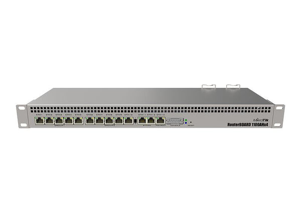 Mikrotik RB1100AHx4 kabelforbundet router Gigabit Ethernet Rustfrit stål