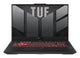 ASUS TUF Gaming A17 TUF707NUQ-DICHX146W AMD Ryzen™ 7 170 Laptop 43,9 cm (17.3") Fuld HD 16 GB DDR5-SDRAM 512 GB SSD NVIDIA GeForce RTX 4050 Wi-Fi 6 (802.11ax) Windows 11 Home Sort, Grå