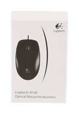 Logitech B100 mus Kontor Ambidextrous USB Type-A Optisk 800 dpi