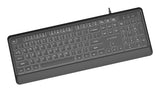Gembird KB-UML-04 tastatur Universel USB QWERTY US International Sort
