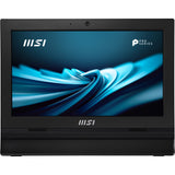 MSI Pro AP162T ADL-042XEU All-in-One PC Intel® N N100 39,6 cm (15.6") 1920 x 1080 pixel Berøringsskærm 8 GB DDR4-SDRAM 256 GB SSD Wi-Fi 6E (802.11ax) Sort