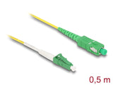 DeLOCK 83234 InfiniBand og fiberoptisk kabel 0,5 m LC SC LC/APC Gul