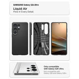 Spigen Liquid Air mobiltelefon etui 17,5 cm (6.9") Cover Sort