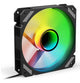 Sharkoon SHARK Mirror RGB PWM REVERSE Computerkabinet Ventilator 12 cm Sort 1 stk