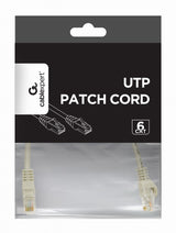 Gembird PP6U-0.25M netværkskabel Hvid 0,25 m Cat6 U/UTP (UTP)