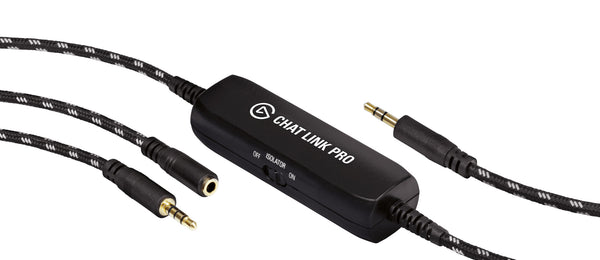 Elgato Chat Link Pro lydkabel 2,5 m 3.5mm 2 x 3.5mm Sort