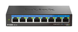 D-Link DMS-108 Ikke administreret L2 2.5G Ethernet (100/1000/2500) Sort