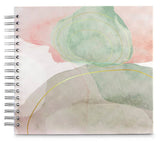 Hama Watercolor fotoalbum og arkbeskyttelse Grøn 100 ark 10 x 15 Spiral indbinding