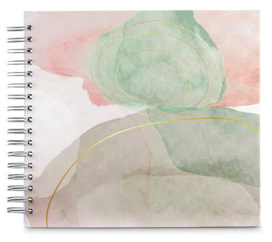 Hama Watercolor fotoalbum og arkbeskyttelse Grøn 100 ark 10 x 15 Spiral indbinding