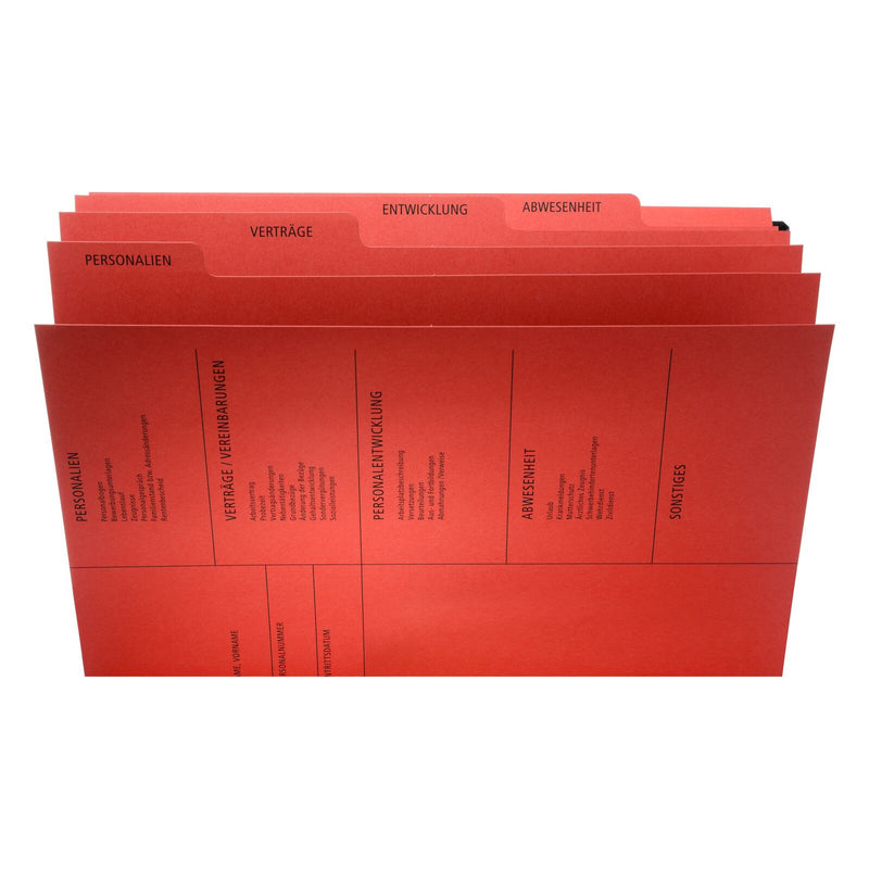 Pagna 44105-01 hængemappe Pap A4 Rød 10 stk