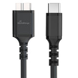 MediaRange MRCS257 USB-kabel USB 3.2 Gen 1 (3.1 Gen 1) 0,5 m Micro-USB B USB C 5 Gbit/sek. Sort