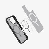 Spigen Ultra Hybrid (MagFit) mobiltelefon etui 16 cm (6.3") Cover Sort