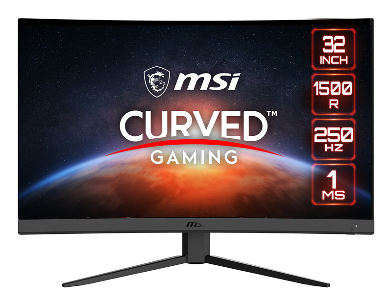 MSI G32C4X computerskærm 80 cm (31.5") 1920 x 1080 pixel Fuld HD Sort