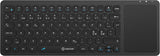 Voxicon DK-255WL-B tastatur Kontor RF trådløst QWERTY Nordisk Sort