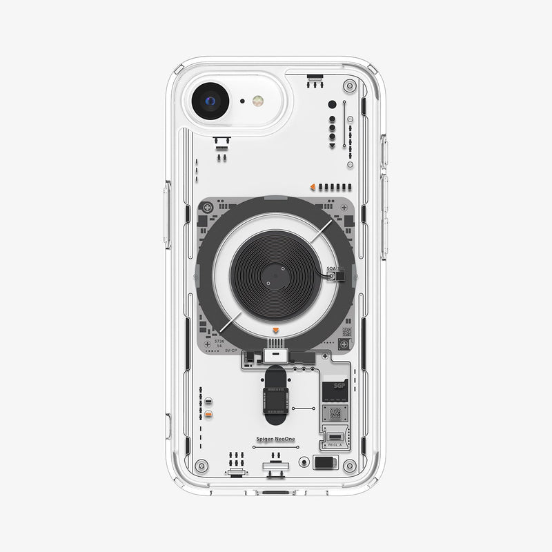 Spigen Ultra Hybrid Neo One (MagFit) mobiltelefon etui 15,5 cm (6.1") Cover Sort, Transparent