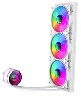GameMax ICEBURG 360 INFINITY WH Computerkølesystem Processor Alt-i-en væskekøler 12 cm Hvid 1 stk