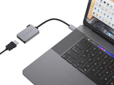 Conceptronic ABBY22G USB grafisk adapter 1920 x 1080 pixel Grå