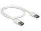 DeLOCK 85192 USB-kabel USB 2.0 0,5 m USB A 0,48 Gbit/sek. Hvid