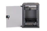 Digitus DN-49103-SET stativ 9U Vægmonteret stativ Sort