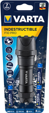 Varta INDESTRUCTIBLE F10 PRO Sort Hånd lommelygte LED