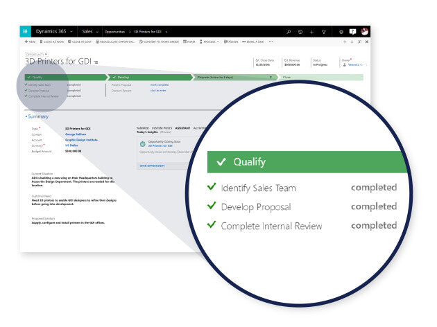 Microsoft Dynamics 365 For Sales, Software Assurance, Government OLP, 1 License, No Level, Qualified Offer, UsrCAL, From CRMBasic 1 licens(er)
