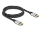 DeLOCK 80634 DisplayPort kabel 2 m Sort, Sølv