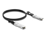 DeLOCK 87552 InfiniBand og fiberoptisk kabel 2 m QSFP28 Twinax Sort