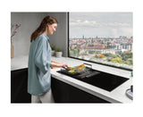 AEG CCE84751CB Sort Indbygget 83 cm Zone induktionskogeplade 4 zone(s) Indbygget hætte