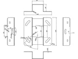 Multibrackets 1770 monteringsbeslag til projektor Loft Hvid
