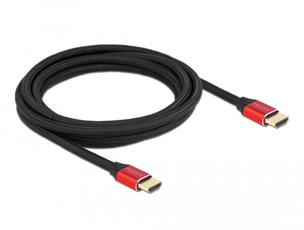 DeLOCK 85775 HDMI-kabel 3 m HDMI Type A (Standard) Sort, Rød