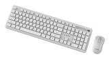Gembird KBS-WPS-01-W-CYRL tastatur Mus inkluderet Kontor RF trådløst QWERTY US International, Ukrainsk, Russisk Hvid