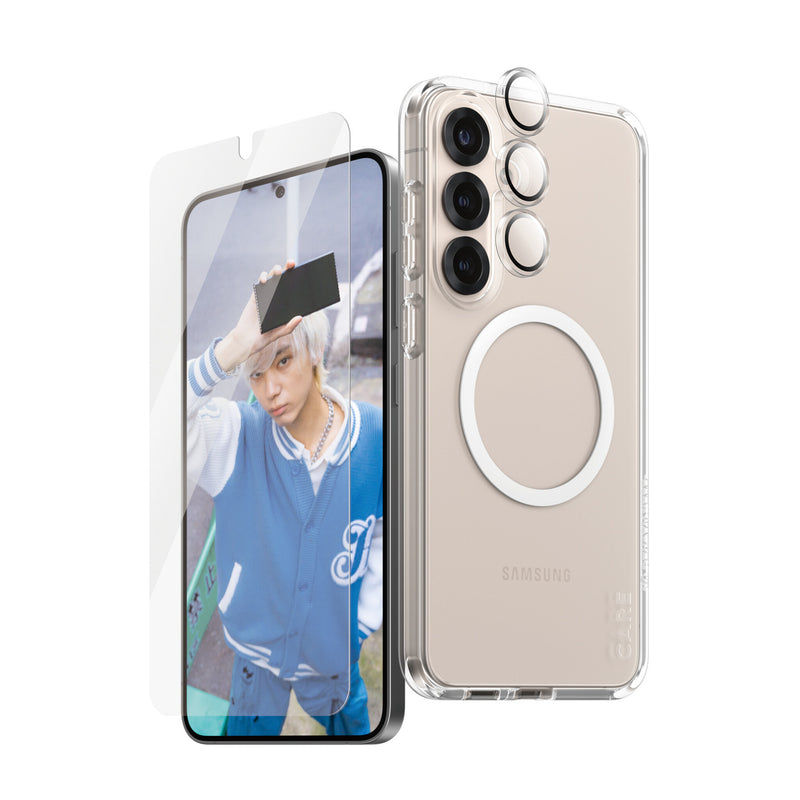PanzerGlass ® | CARE by ® Flagship 3-in-1 Pakke Samsung Galaxy S25+