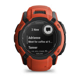 Garmin Instinct 2X Solar 2,79 cm (1.1") MIP 50 mm Digital 176 x 176 pixel Berøringsskærm Rød GPS (satellit)