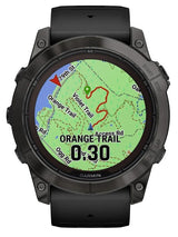 Garmin fēnix 7X Pro 3,56 cm (1.4") MIP 51 mm Digital 280 x 280 pixel Berøringsskærm Sort Wi-Fi GPS (satellit)