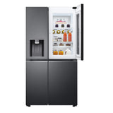LG InstaView GSXV91MCAE side-by-side køle-fryseskab Fritstående 635 L Sort