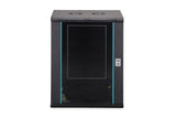 Digitus DN-37113 stativ 16U Vægmonteret stativ Sort