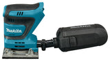 Makita DBO484Z transportabel slibemaskine Excentersliber 14000 OPM Sort, Blå