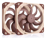 Noctua NF-A14X25 G2 PWM SX2-PP Computerkølesystem Computerkabinet Ventilator 14 cm Beige 2 stk