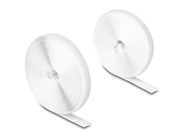 DeLOCK 20920 velcro lynlås Nylon, Polyester Hvid 1 stk