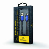 Cablexpert CC-USB2J-AMLM-1M-BL Lightning kabel Blå