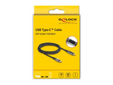DeLOCK 86809 USB-kabel USB 2.0 2 m USB B USB C 0,48 Gbit/sek. 100 W Sort
