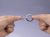 TROIKA NAIL GUARD Nøglering Sølv, Rustfrit stål
