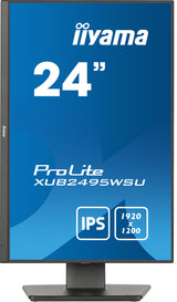 iiyama ProLite XUB2495WSU-B7 computerskærm 61,2 cm (24.1") 1920 x 1200 pixel WUXGA LED Sort